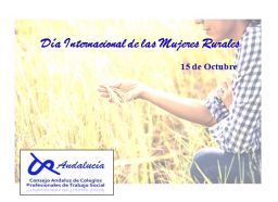 Día Internacional de las Mujeres Rurales