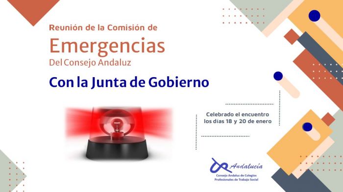 Reunión de la Comisión de Emergencias con la Junta de Gobierno del Consejo Andaluz