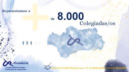 El Consejo Andaluz representamos a más de 8.000 Colegiados/as Trabajadoras/es Sociales