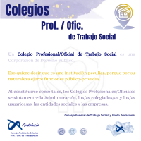 Los Colegios Profesionales/Oficiales de Trabajo Social