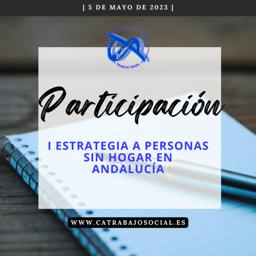 Participamos en la I Estrategia a Personas Sin Hogar en Andalucía