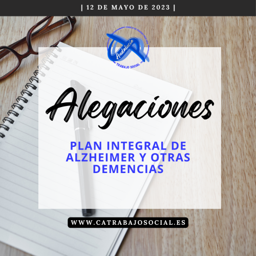 Alegaciones al Plan Integral de Alzheimer y otras demencias