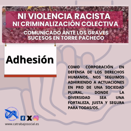 Desde el Consejo Andaluz de Trabajo Social seguimos alzando la voz en contra de la violencia racista y la criminalización colectiva